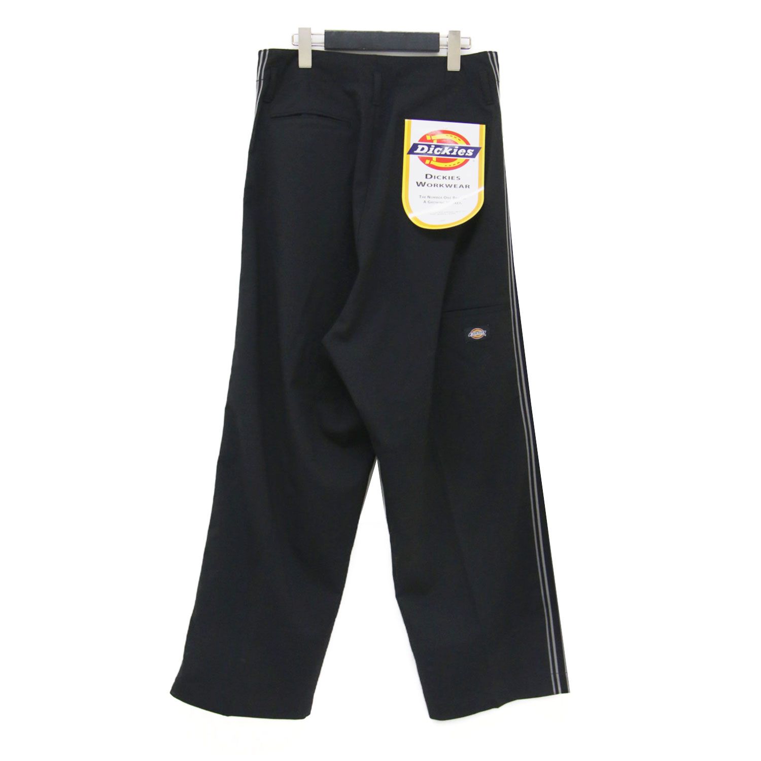 Dickies ディッキーズ × niko and 別注 パンツ ブラック 黒 サイズ M | 25秋冬 側章 ワイド ハイウエスト タック サイドライン ボトムス ズボン レディース