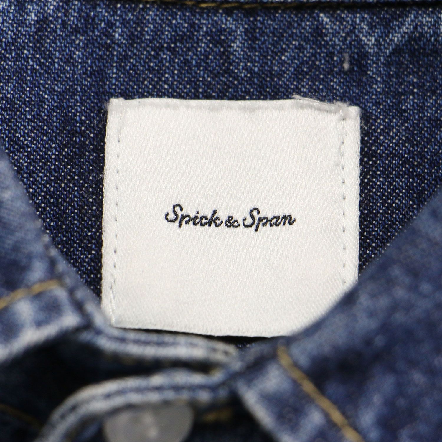 美品】Spick&Span スピックアンドスパン シャツ ブルー サイズ:FREE 