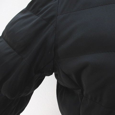  キャロウェイ CALLAWAY ゴルフウェア 中綿 ジャケット M 黒系 ブラック ダブルジップ ロゴ プリント 裏地 公式球 レディースウェア ゴルフ