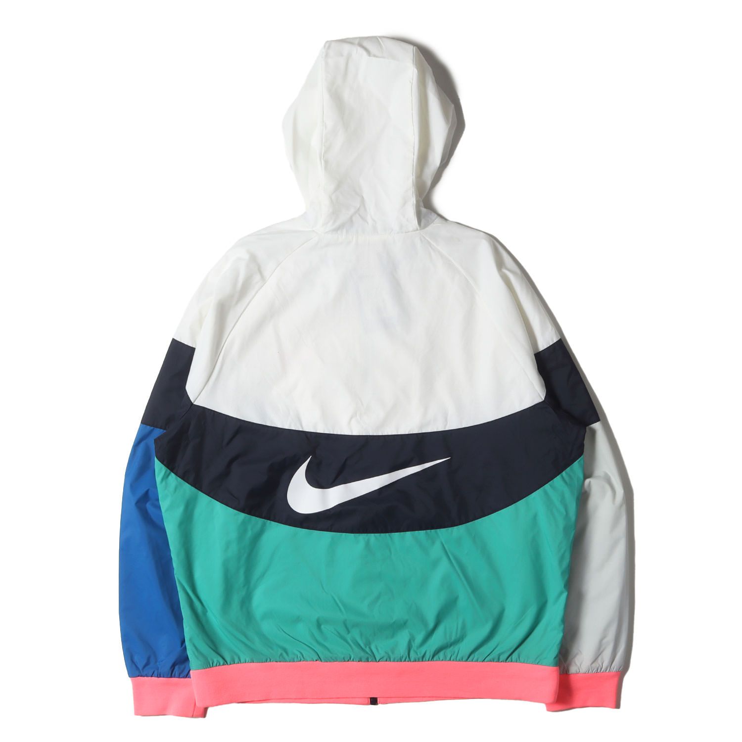 新品】NIKE ナイキ ジャケット ホワイト ネイビー グリーン サイズ:XXl 