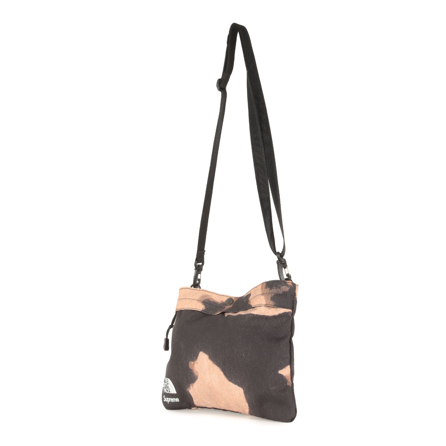 Supreme シュプリーム バッグ ブラック 黒 | 21 AW THE NORTH FACE ブリーチデニム プリント ショルダーバッグ Bleached Denim Print Shoulder Bag ブランド カバン メンズ