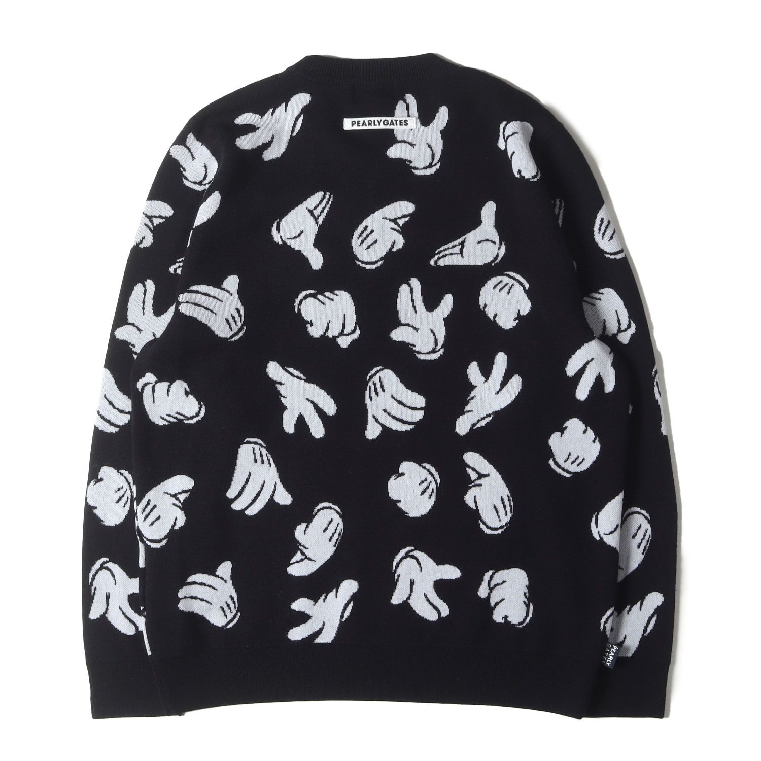 美品】PEARLY GATES パーリー ゲイツ ニット ブラック 黒 サイズ:5