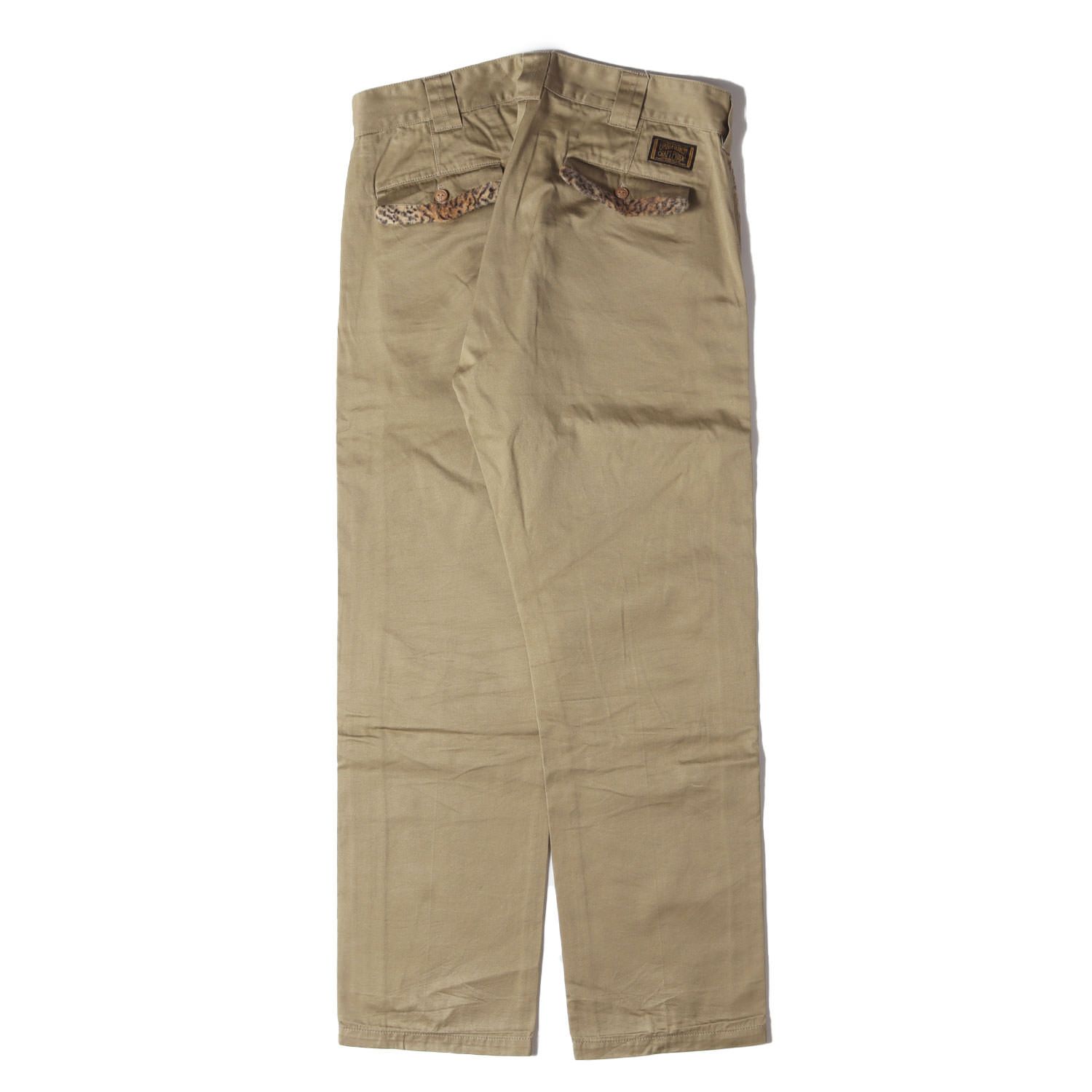 NEIGHBORHOOD ネイバーフッド パンツ ベージュ サイズ:M | レオパード