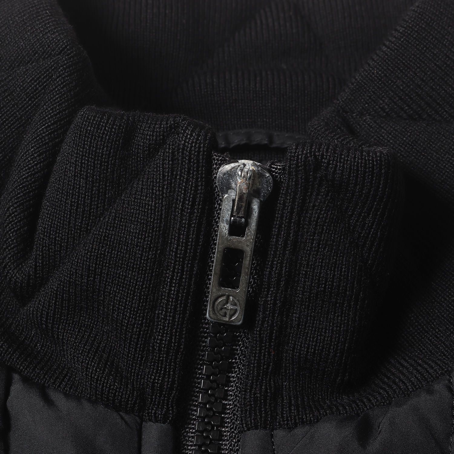 GIORGIO ARMANI ジョルジオアルマーニ ベスト ブラック 黒 | 00s