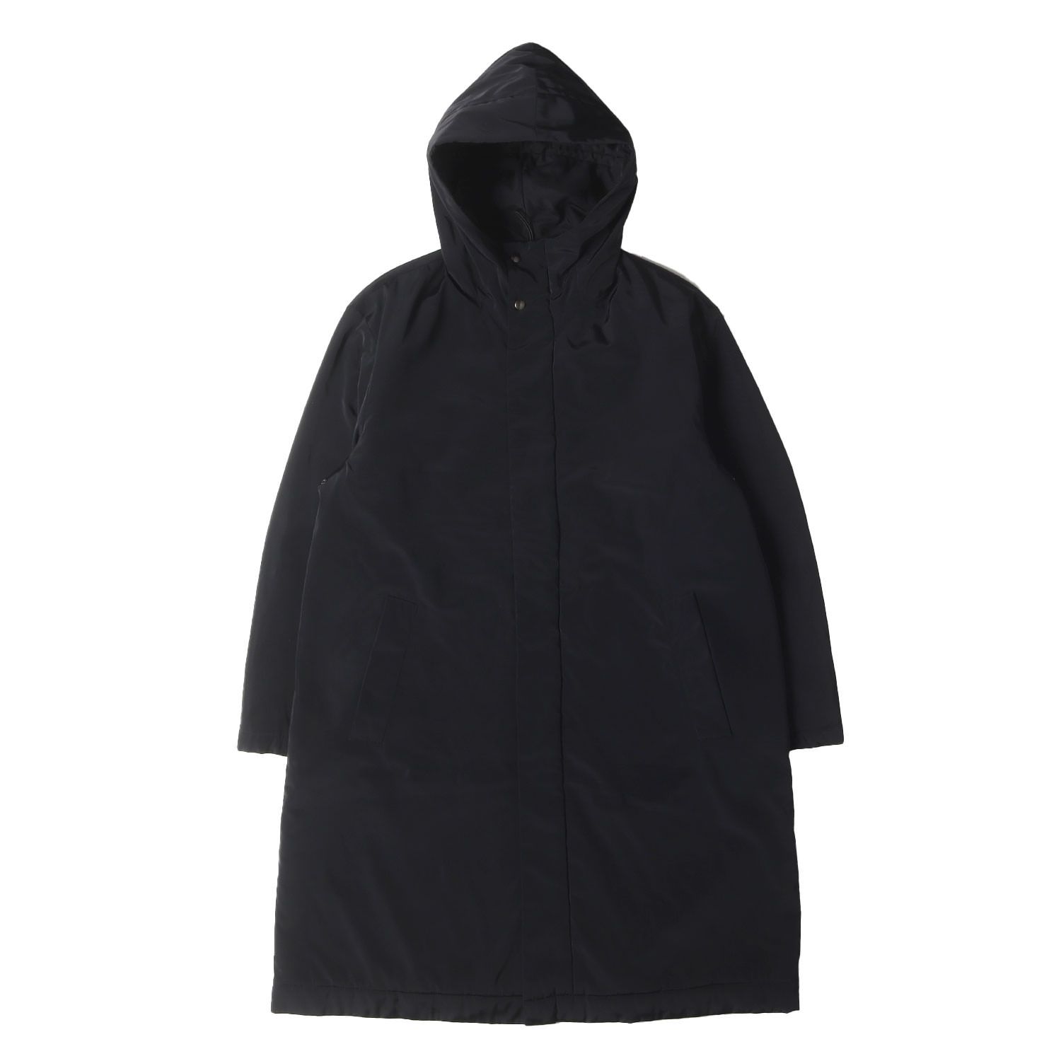 GIORGIO ARMANI ジョルジオアルマーニ コート ブラック 黒 | 90 s フーデッド フィールド BORGO 21 アウター ジャケット 上着 メンズ