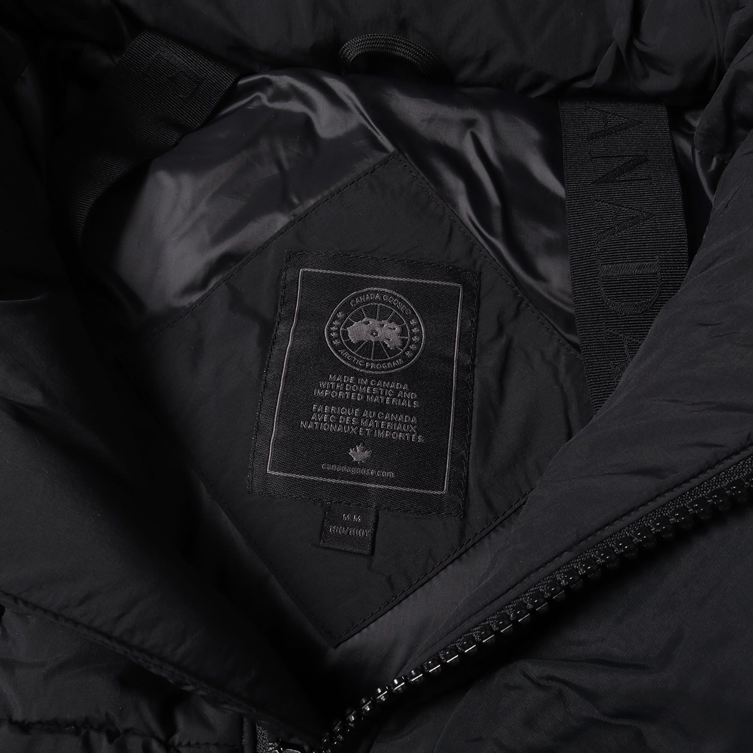 美品】CANADA GOOSE カナダグース ジャケット ブラック 黒 サイズ:M 