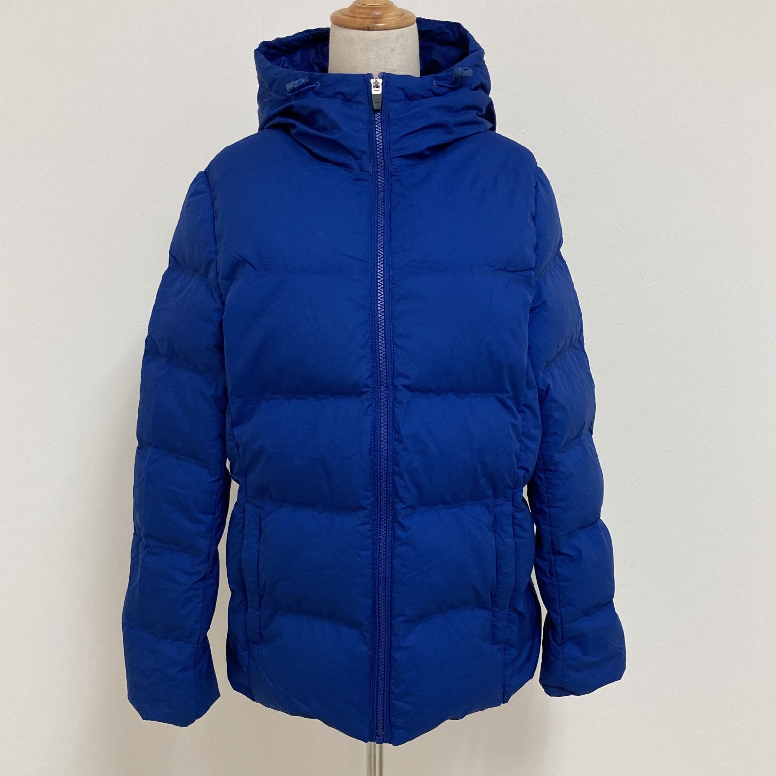 UNIQLO ダウンジャケット XXL ブルー ユニクロ（UNIQLO） ダウンジャケット XL ブルー系 レディース 古着
