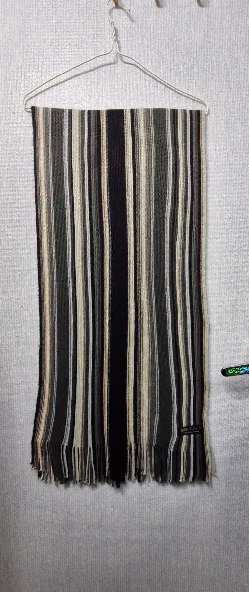 ビームスハート ストライプ マフラー