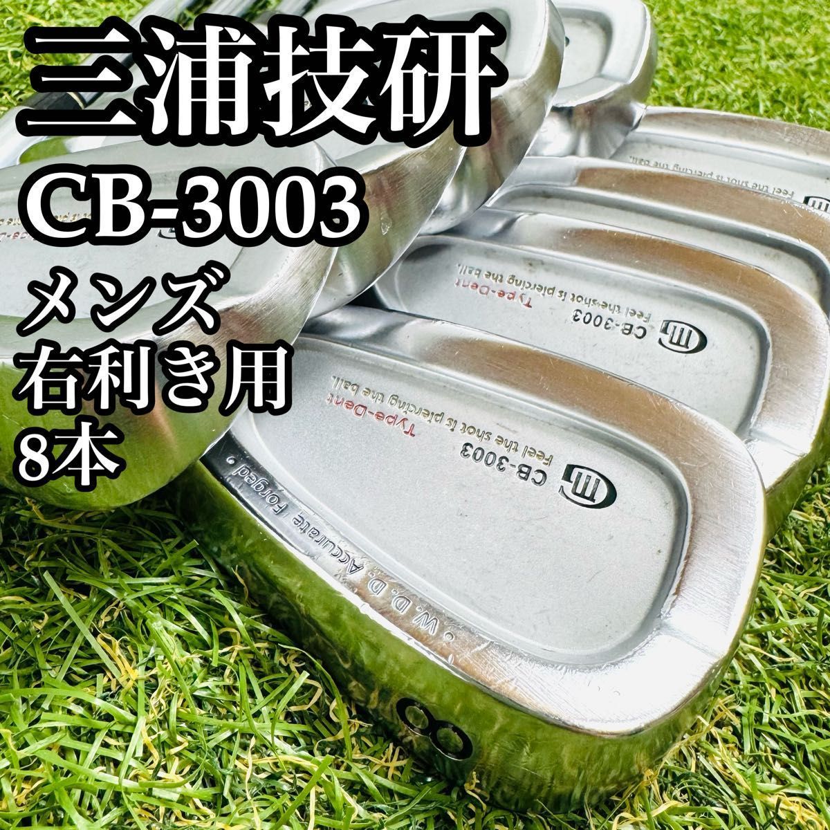 不動の名器】豪華8本 三浦技研 CB-3003 メンズアイアンセット スチール