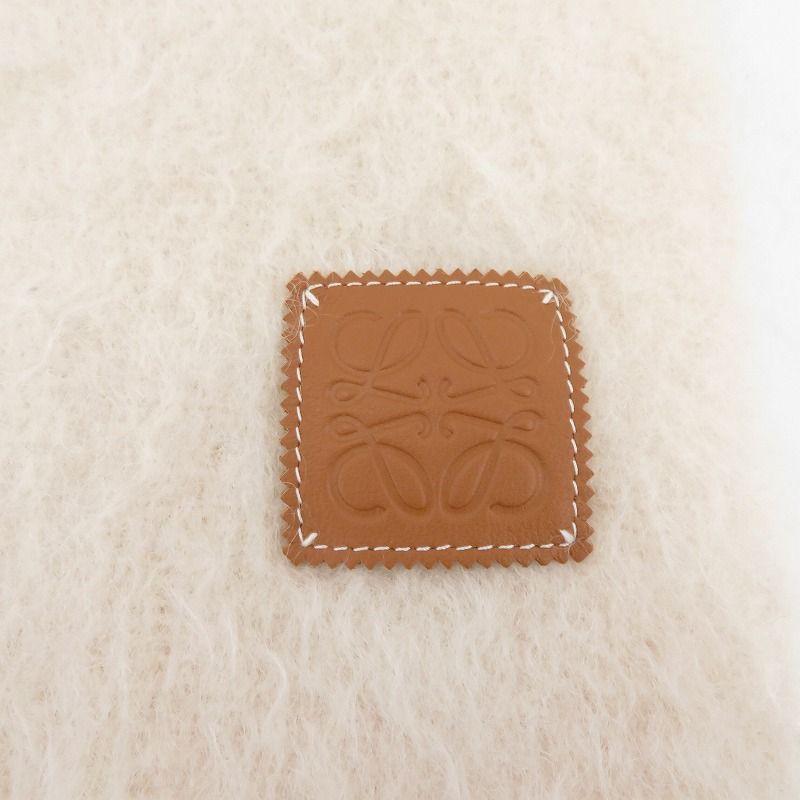 LOEWE | ロエベ マフラー モヘア-ウール アイボリー 135