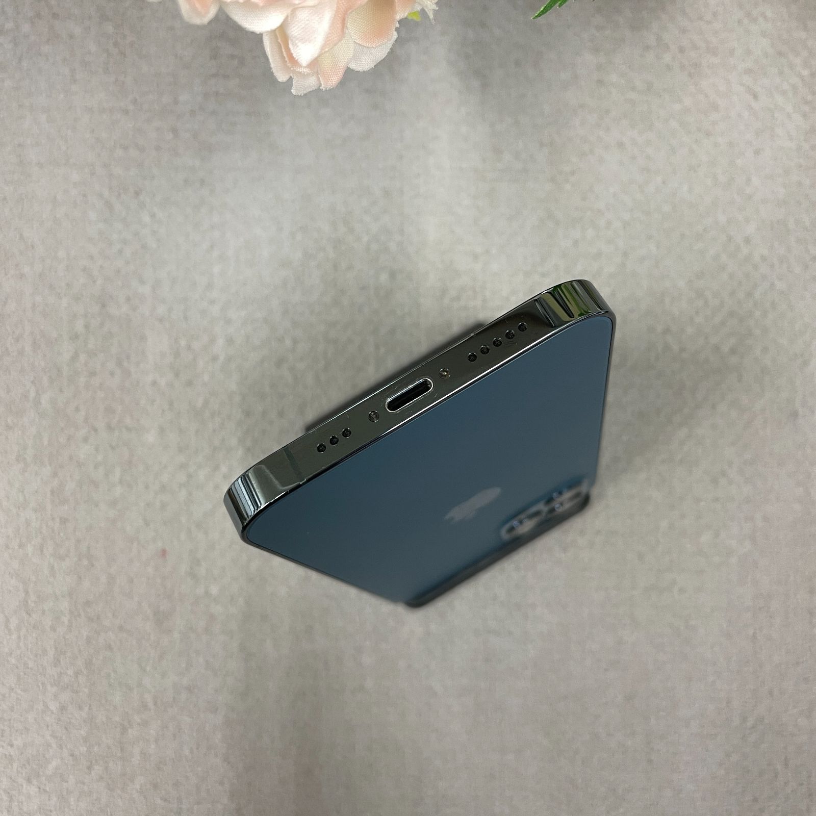  iPhone 12 Pro 128 GB ブルー 海外版SIMフリー スマートフォン本体 スマートフォン 携帯電話