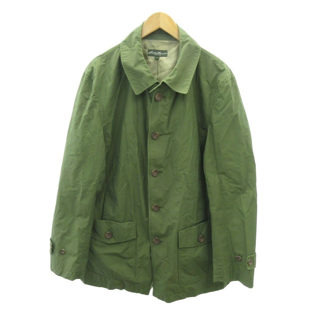 エディーバウアー EDDIE BAUER ステンカラーコート コットン ナイロン