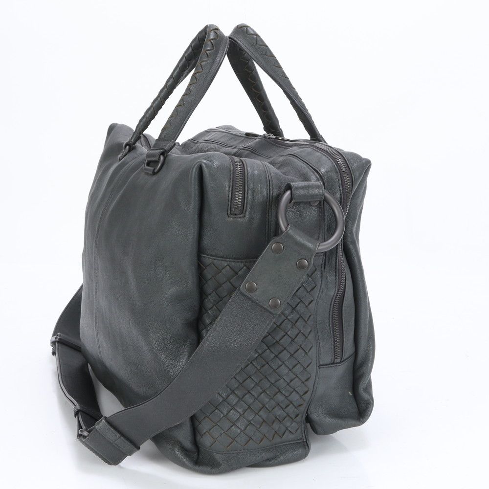 美品 ボッテガヴェネタ イントレチャート 編みこみ レザー 2WAY