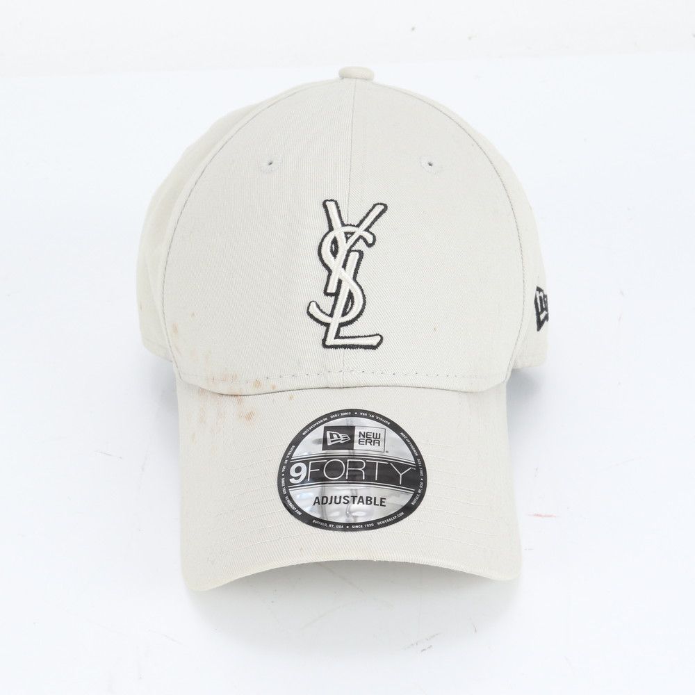 現行品 イヴ サンローラン × ニューエラ YSL モノグラム キャップ 帽子