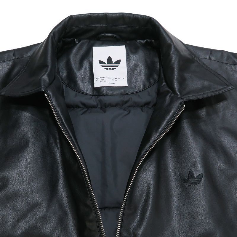 【レア】adidas ジャケット adidas アディダス PREMIUM ESSENTIALS PLEATHER BOMBER JACKET KD2943