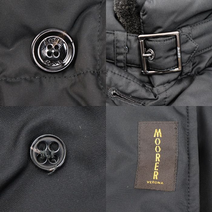 MOORER MORRIS-KM ダウンジャケット ブラック 50 メンズ 中古 - メルカリ