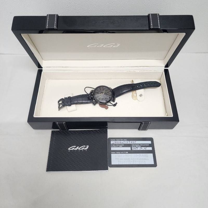 GaGa MILANO ガガミラノ マヌアーレ40 5022 腕時計メンズ クオーツ