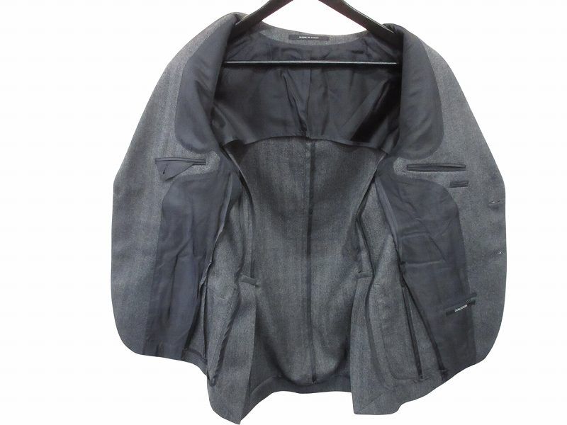 タリアトーレ TAGLIATORE ジャケット グレー ヘリンボーン メンズ