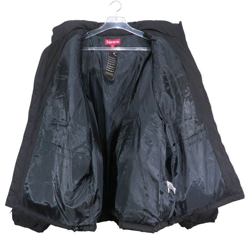 新品同様 SUPREME シュプリーム 25AW LEATHER YOKE PUFFER JACKET