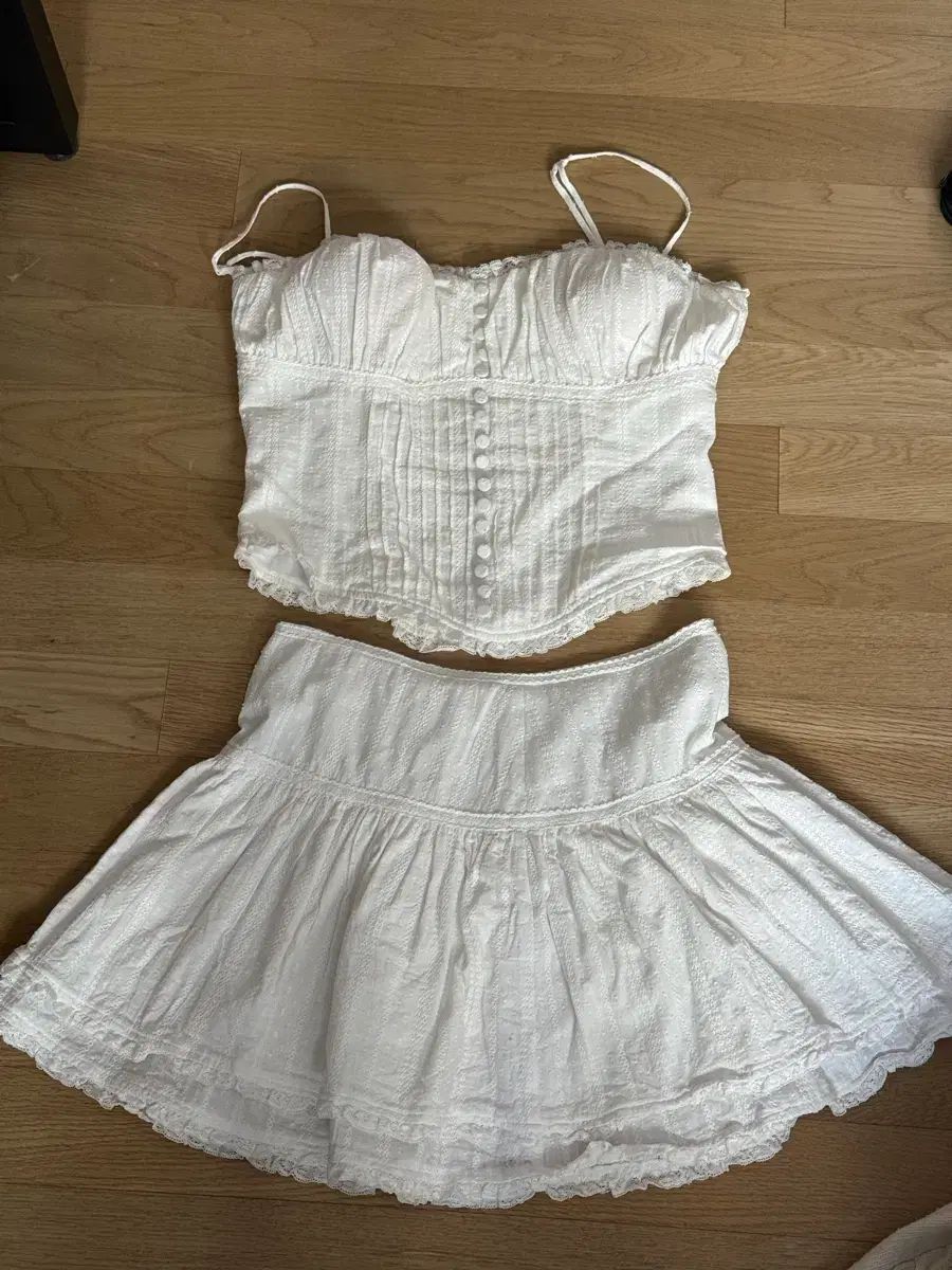 ラベルルブラン アンチック フリル セットアップ