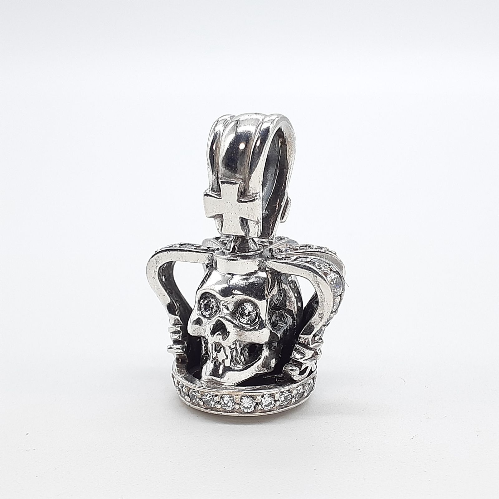 Justin Davisジルコニア クラウンネックレス トップ ジャスティン