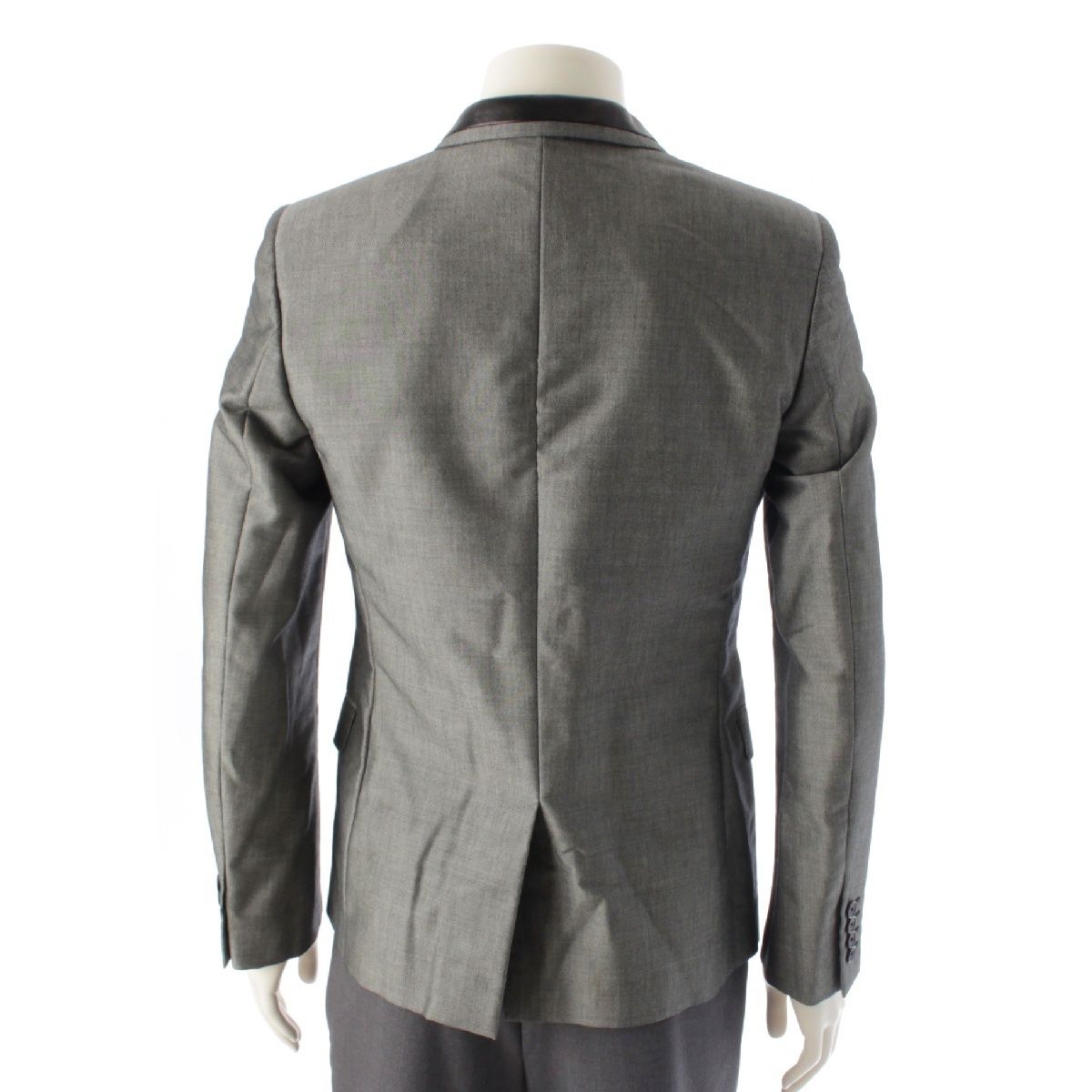 【未使用美品】 サンローラン 12SS 3つボタンジャケット エディ 44 サンローラン 12年 エディスリマン期 レザーカラー 3B シングル