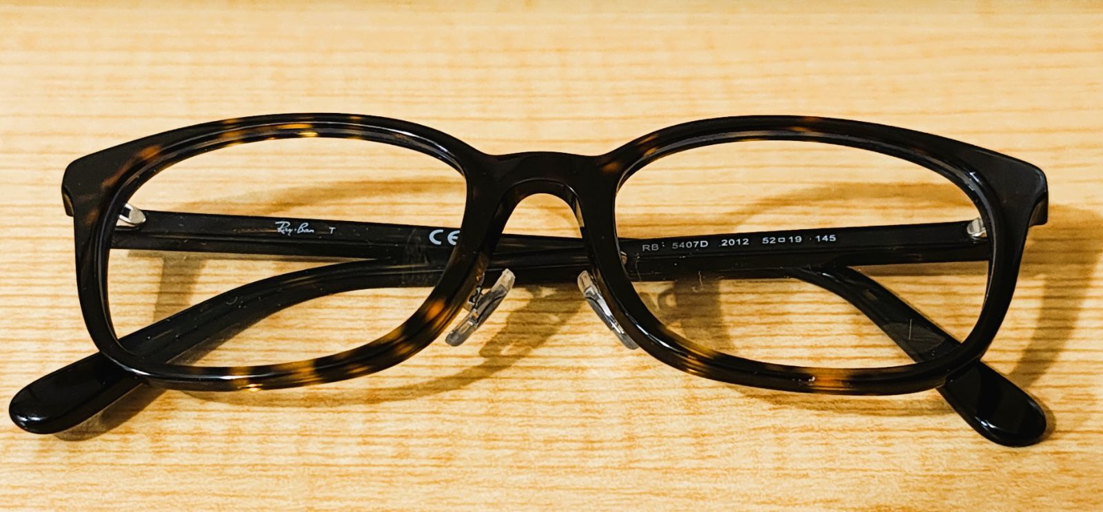 レイバン メガネ レンズ 定価約7万円 シーマックス RX 5407 D SSMX 3 AP ほぼ伊達めがね PC 眼鏡 Ray-Ban