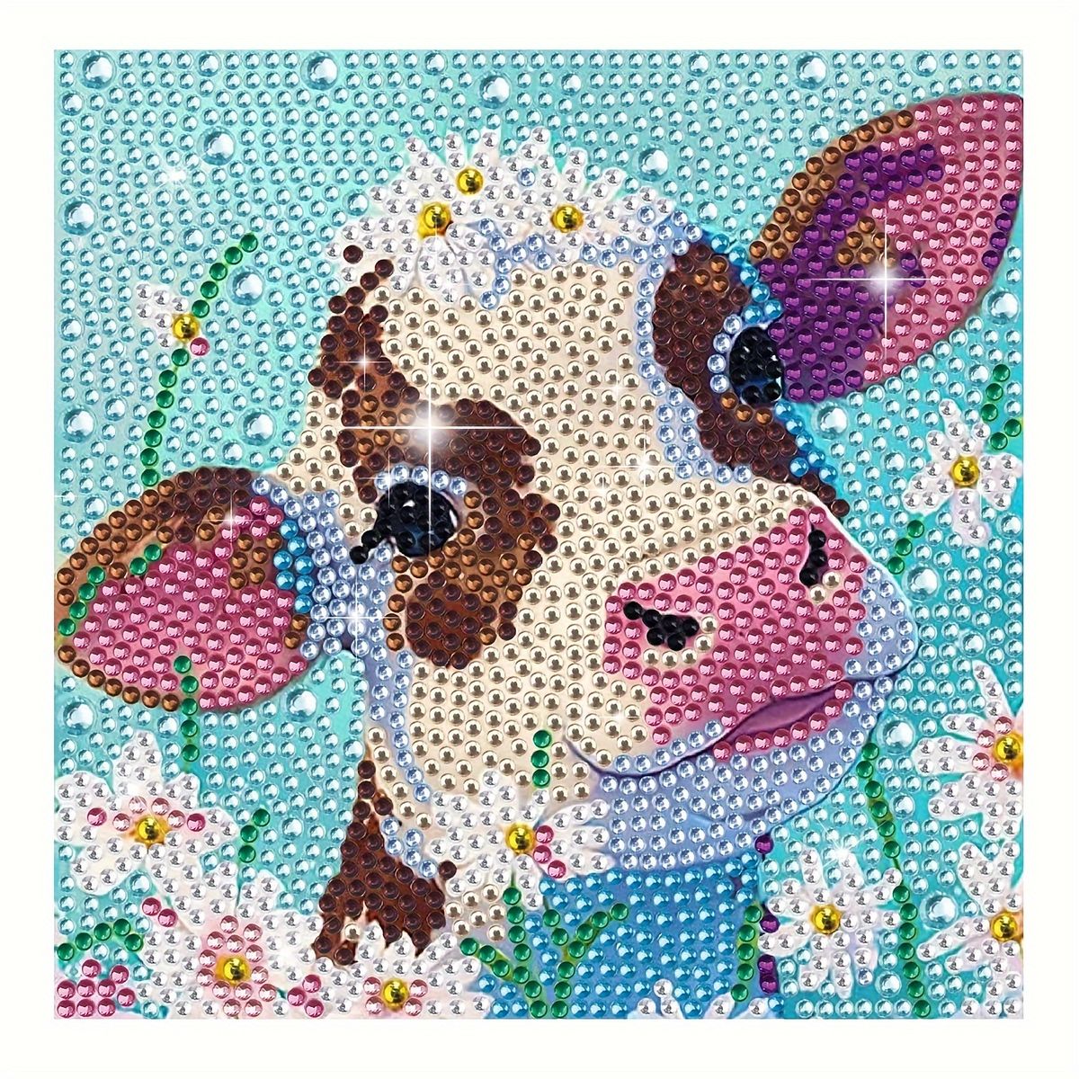 初心者向け】5D ダイヤモンドアート キット DIY 漫画動物 ライン