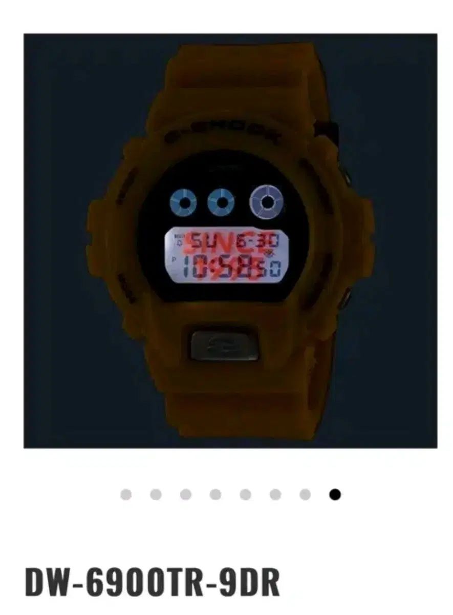 CASIO G-SHOCK DW-6900 TR-9 DR イェロー