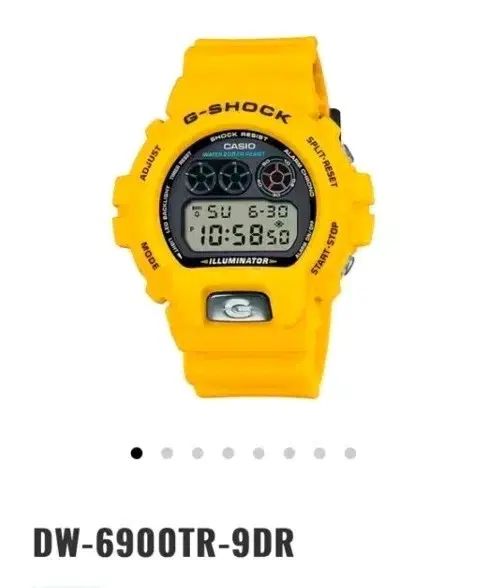 CASIO G-SHOCK DW-6900 TR-9 DR イェロー