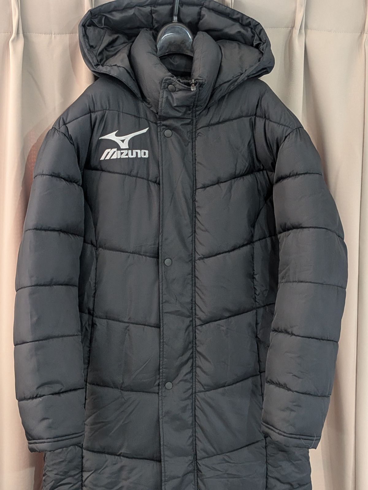 Mizuno ミズノ 中綿 肉厚 ベンチコート 黒 S - メルカリ