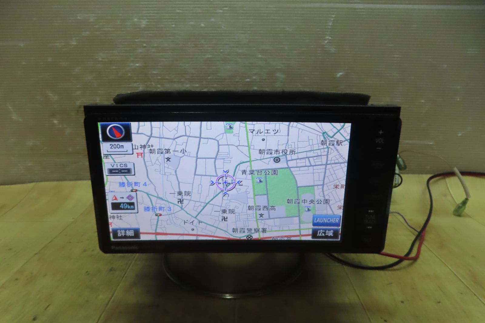 動作保証付 F 5292|パナソニック CN-S 310 WD メモリーナビ 地図2013年 地デジTVフルセグ内蔵 Bluetooth内蔵 CD DVD再生OK