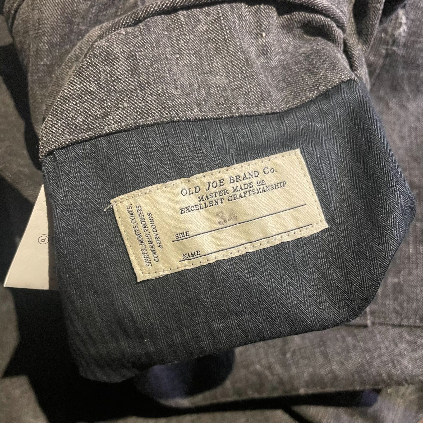 OLD JOE SIDE BUCKLE GURKHA TROUSER オールドジョー 顔料コーティング