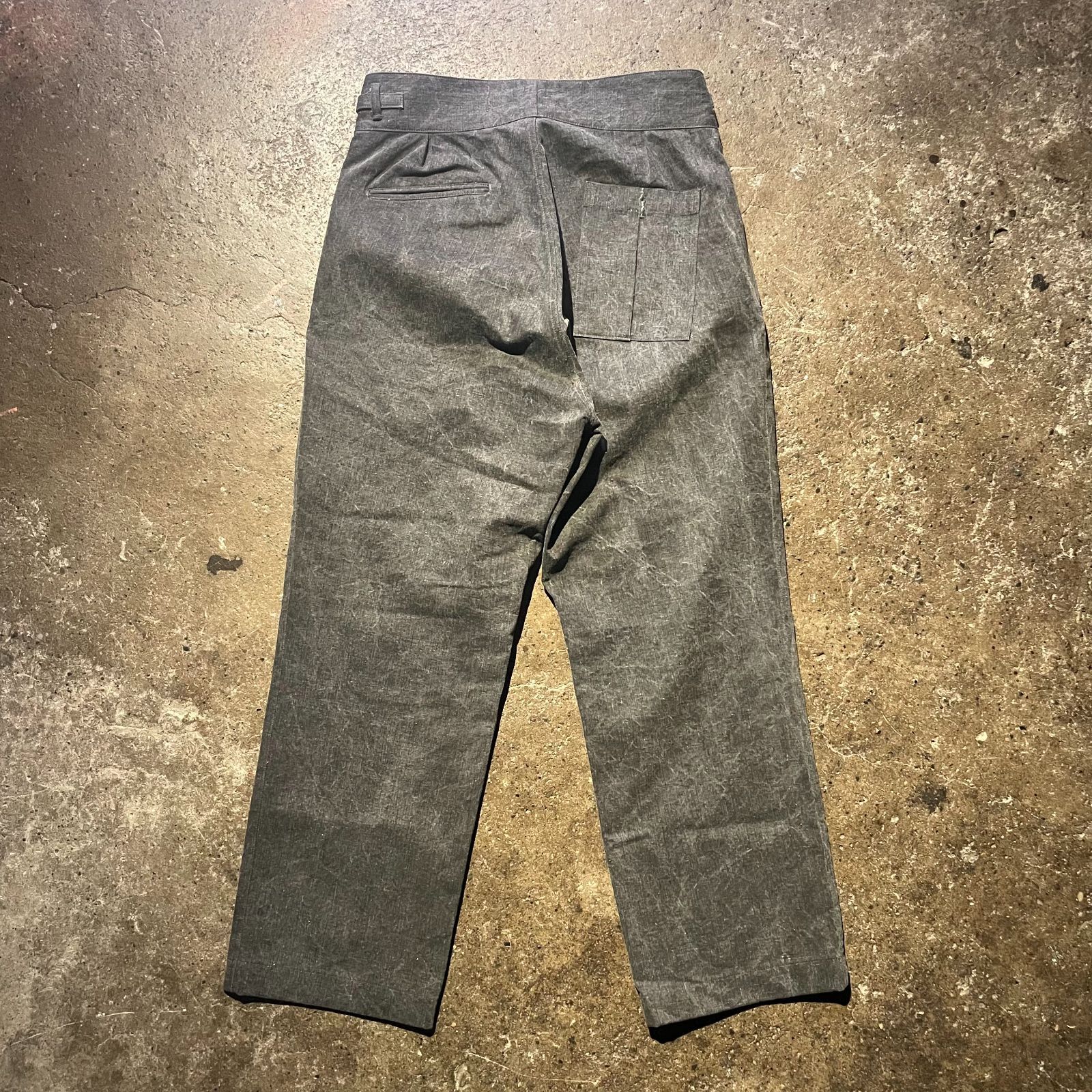 OLD JOE SIDE BUCKLE GURKHA TROUSER オールドジョー 顔料コーティング