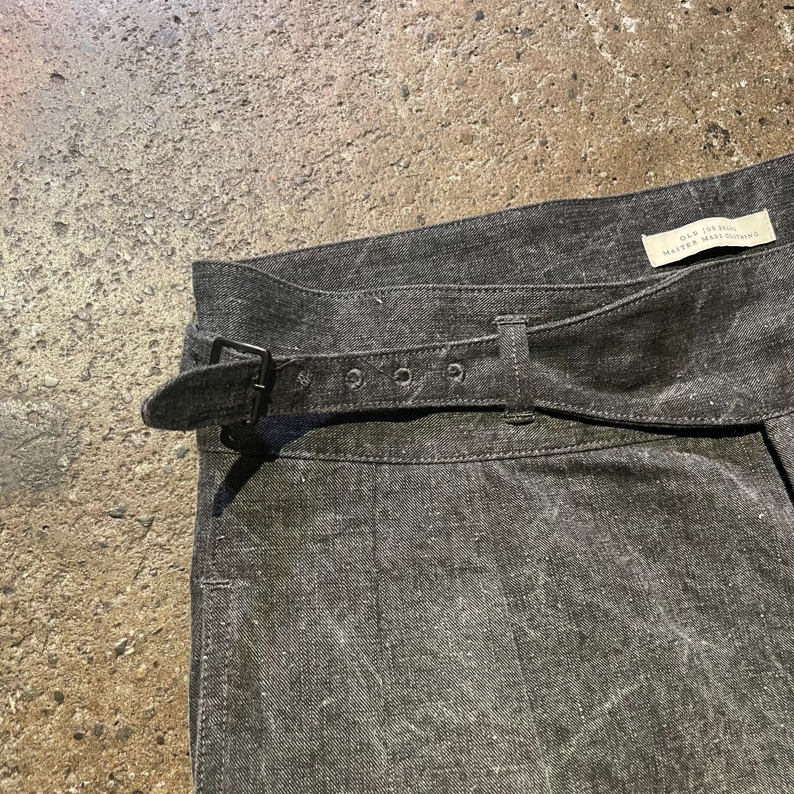 OLD JOE SIDE BUCKLE GURKHA TROUSER オールドジョー 顔料コーティング