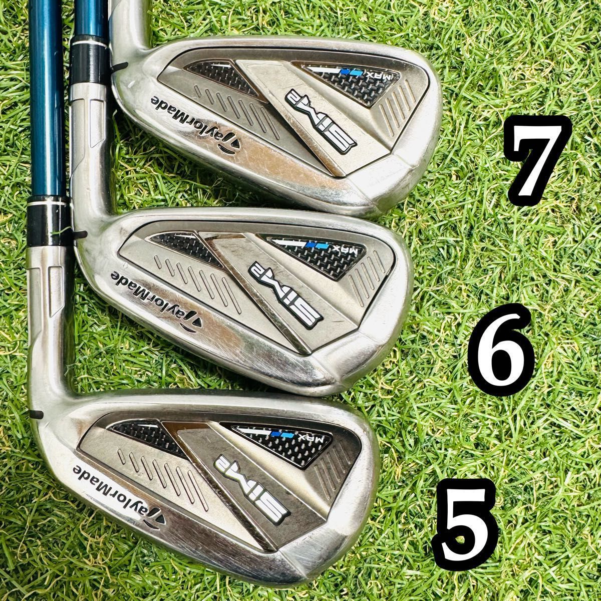 テーラーメイド シム2マックス メンズアイアンセット 7本 カーボン R