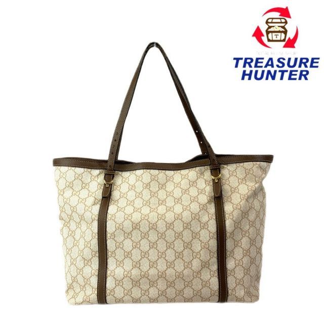 GUCCI グッチ GGスプリーム トートバッグ スプリームキャンバス ベージュ レディース バッグ