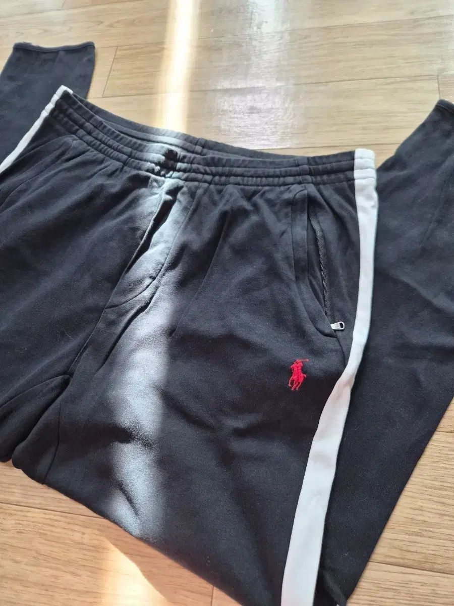 ポロラルフローレン ブラック トラック パンツ