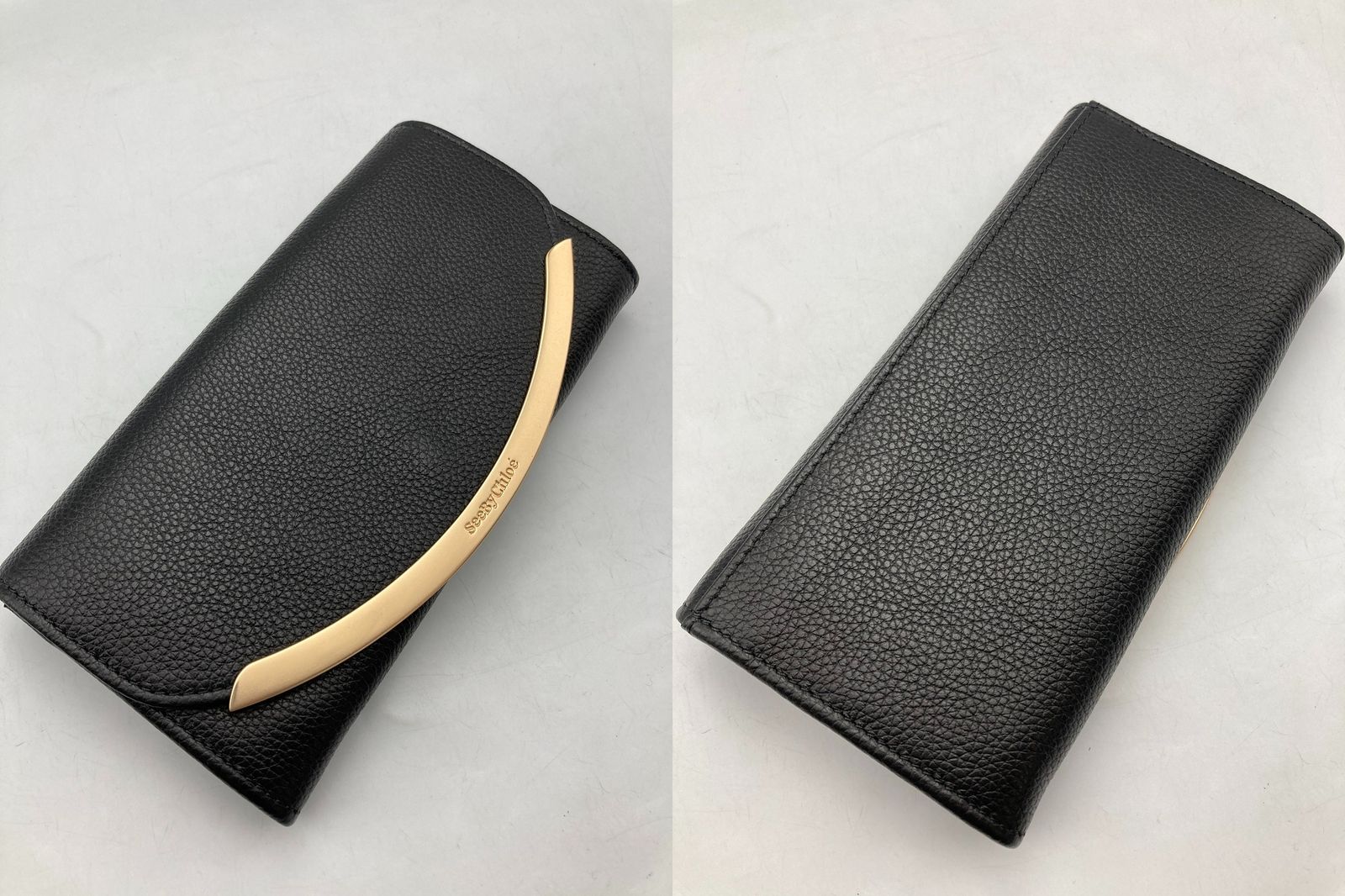 SEE BY CHLOE [シーバイクロエ] リジ― リッジ― 長財布 レディース CHS17WP582 ブラック 中古 D4 SEE BY CHLOE [シーバイクロエ] リジ― リッジ― 長財布 レディース
