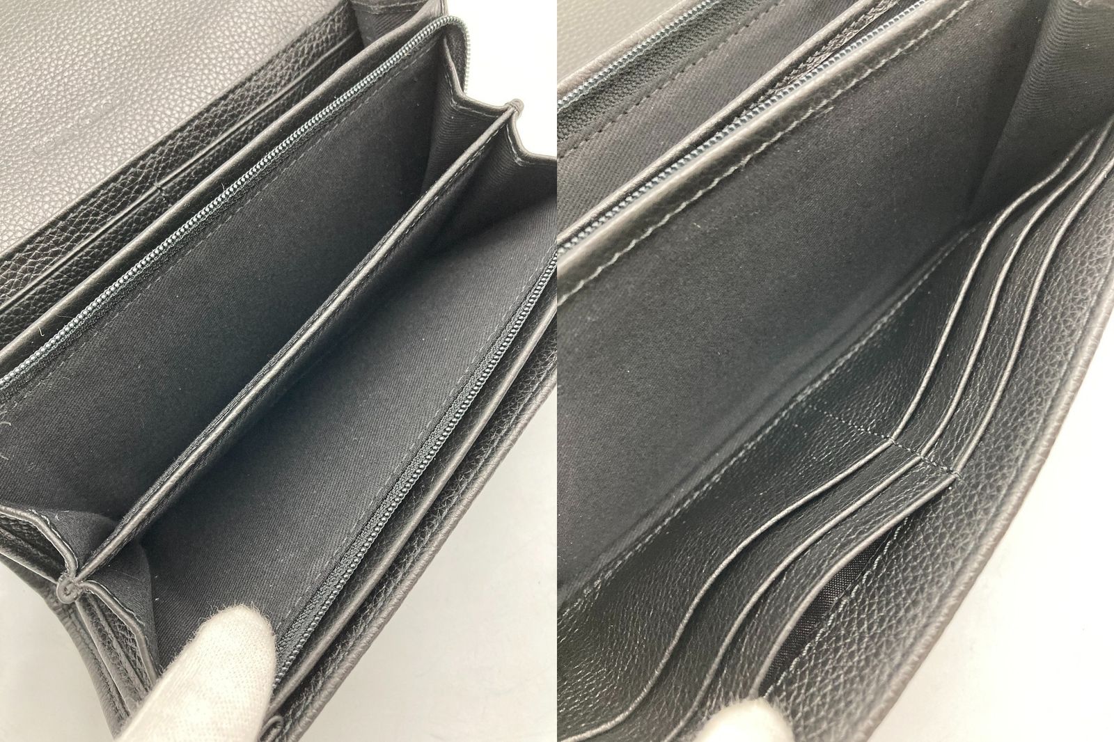 SEE BY CHLOE [シーバイクロエ] リジ― リッジ― 長財布 レディース CHS17WP582 ブラック 中古 D4 SEE BY CHLOE [シーバイクロエ] リジ― リッジ― 長財布 レディース