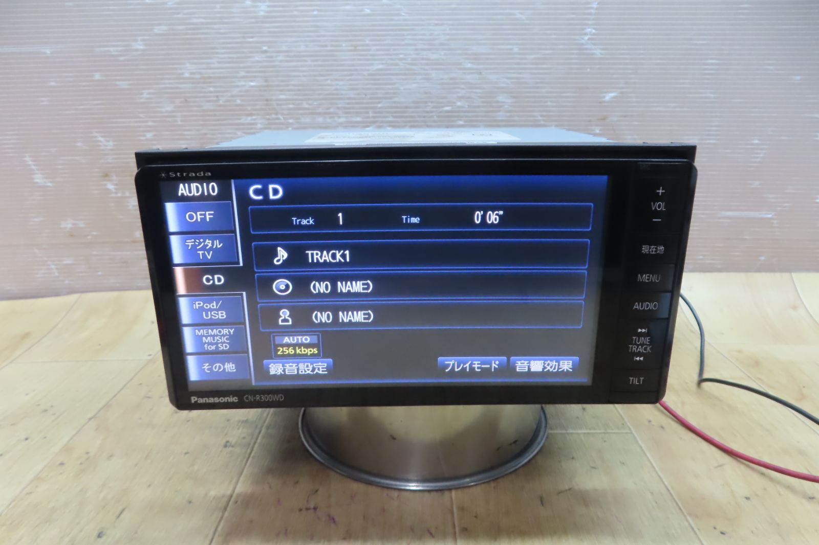 動作保証付☆F5297/パナソニック CN-R300WD SDナビ 地図2016年