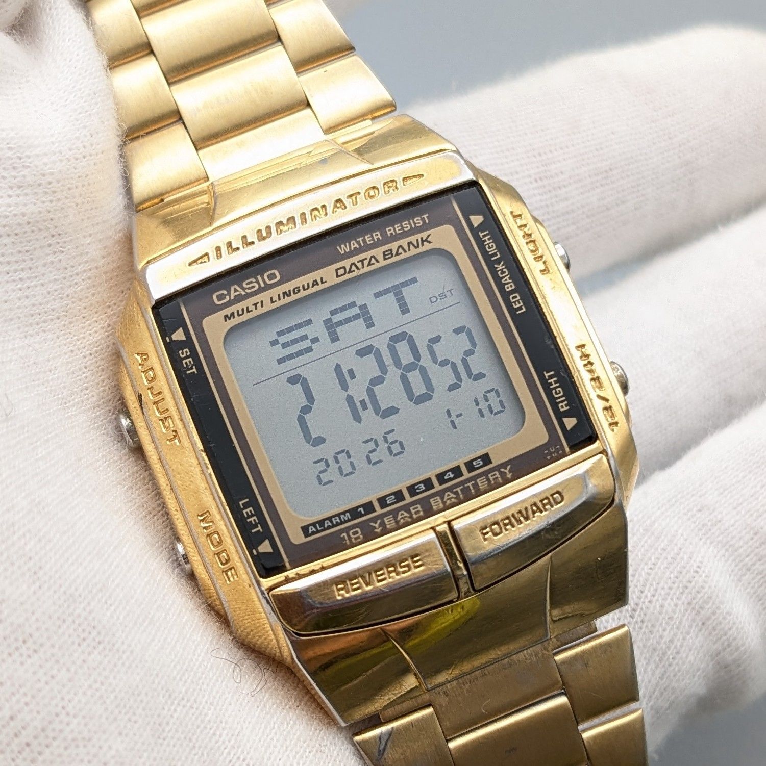 CASIO カシオ DATE BANK データバンク DB-360 クォーツ 腕時計