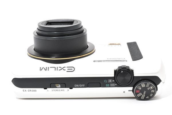 ☆極上品☆ CASIO EXILIM EX-ZR300WE ホワイト CASIO デジタルカメラ