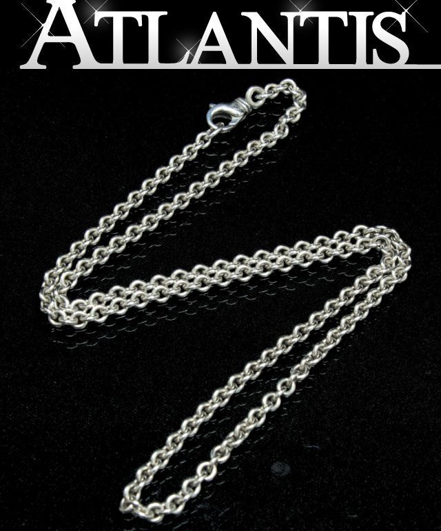 CHROME HEARTS クロムハーツ NEチェーン ネックレス 24インチ メンズ シルバー SV 925 101583