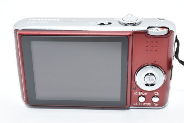 ☆実用美品☆ パナソニック Panasonic LUMIX DMC-FX07 レッド 充電器