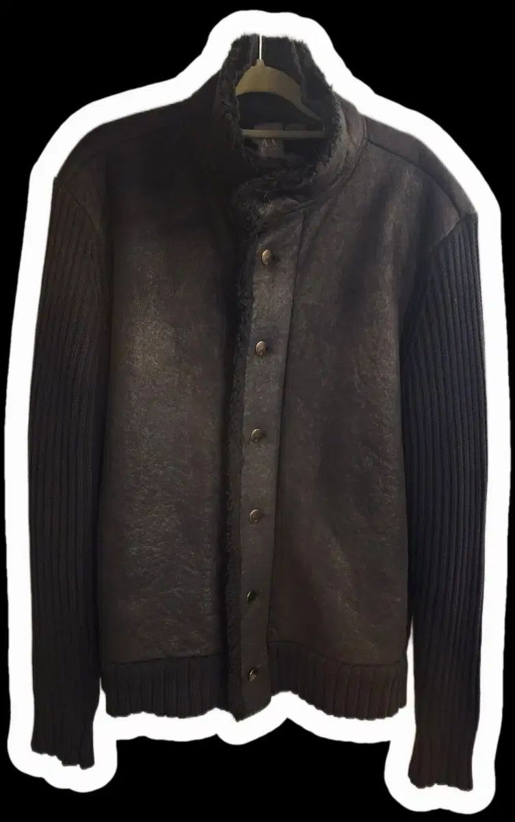 ARMANI 00 s ニット ムートン ジャケット 95