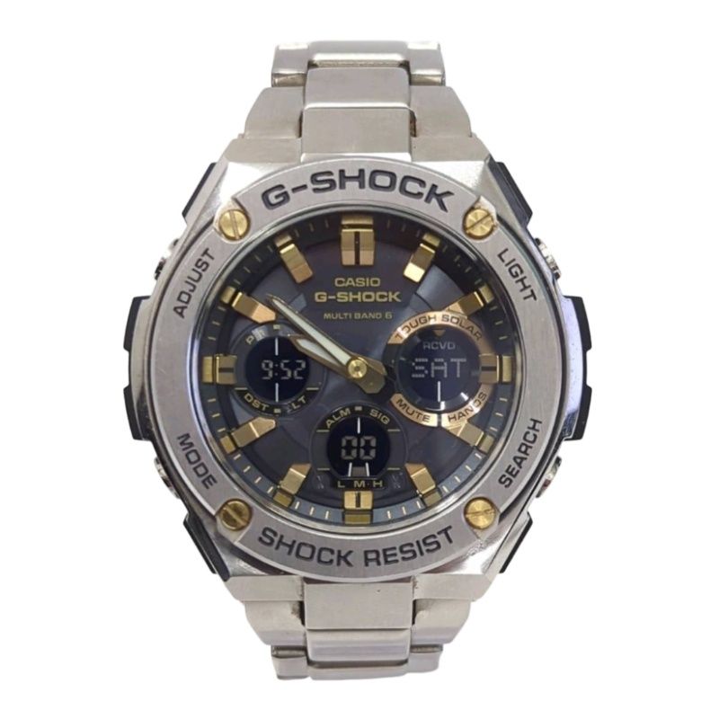 CASIO カシオ G-SHOCK GST-W 110 D-1 A 9 JF 腕時計 メンズ ソーラー電波クォーツ ブラック文字盤 動作品