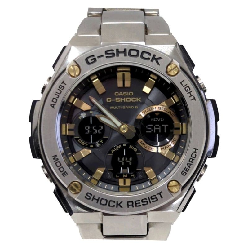 CASIO カシオ G-SHOCK GST-W 110 D-1 A 9 JF 腕時計 メンズ ソーラー電波クォーツ ブラック文字盤 動作品