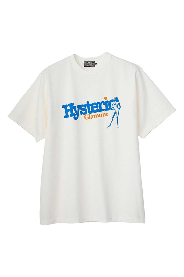 GLAMOUR ヒステリックグラマー FRESH HYS TIME Tシャツ WHITE メンズ