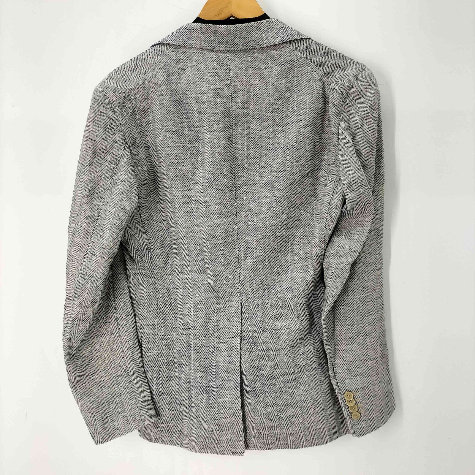 タリアトーレ TAGLIATORE イタリア製 コットンリネン ヘリンボーン 2B